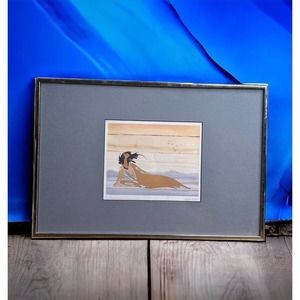 Maxine Noel Ioyan Mani Native American A New Day Dawning Framed Print 11"x16”